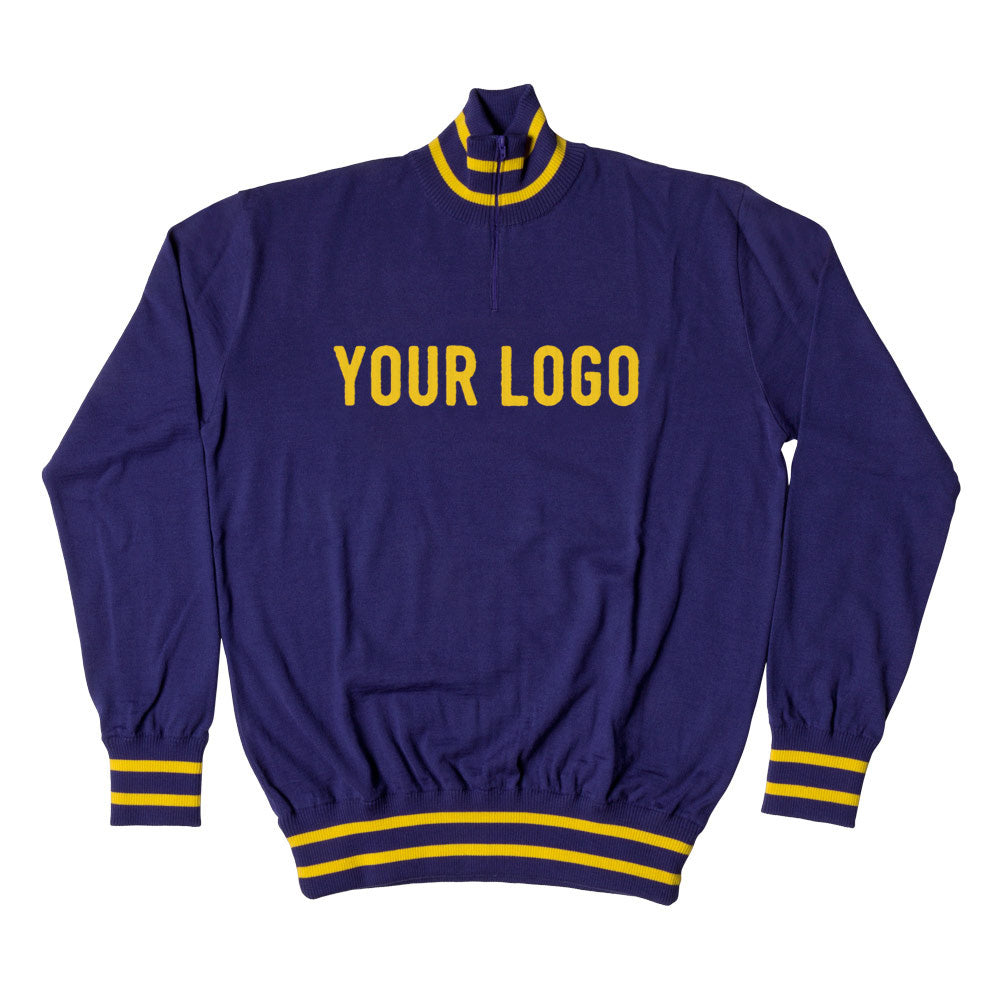 Parigi-Tours lightweight training jumper customised with your own lettering