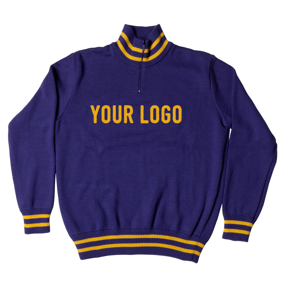 Parigi-Tours heavyweight training jumper customised with your own lettering