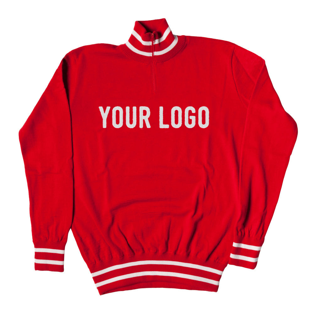 Het Volk lightweight training jumper customised with your own lettering