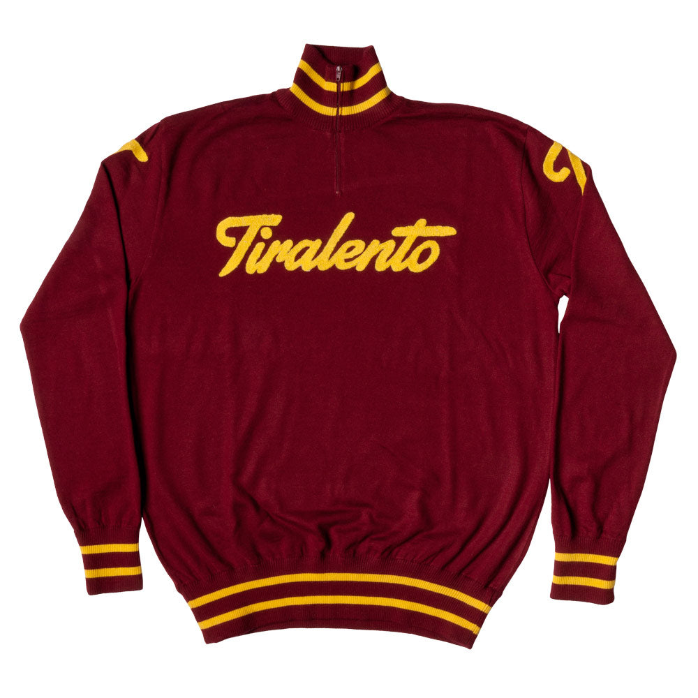 Bordeaux-Paris lightweight training jumper customised with Tiralento lettering