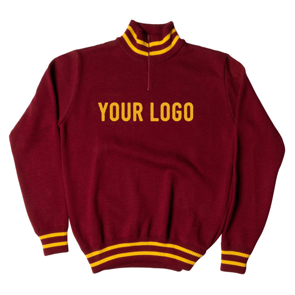 Bordeaux-Paris heavyweight training jumper customised with your own lettering