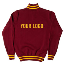 Load image into Gallery viewer, Bordeaux-Paris heavyweight training jumper customised with your own lettering
