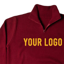 Load image into Gallery viewer, Bordeaux-Paris heavyweight training jumper customised with your own lettering
