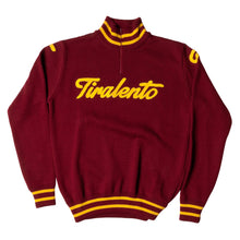 Load image into Gallery viewer, Bordeaux-Paris heavyweight training jumper customised with Tiralento lettering
