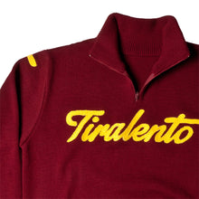 Load image into Gallery viewer, Bordeaux-Paris heavyweight training jumper customised with Tiralento lettering
