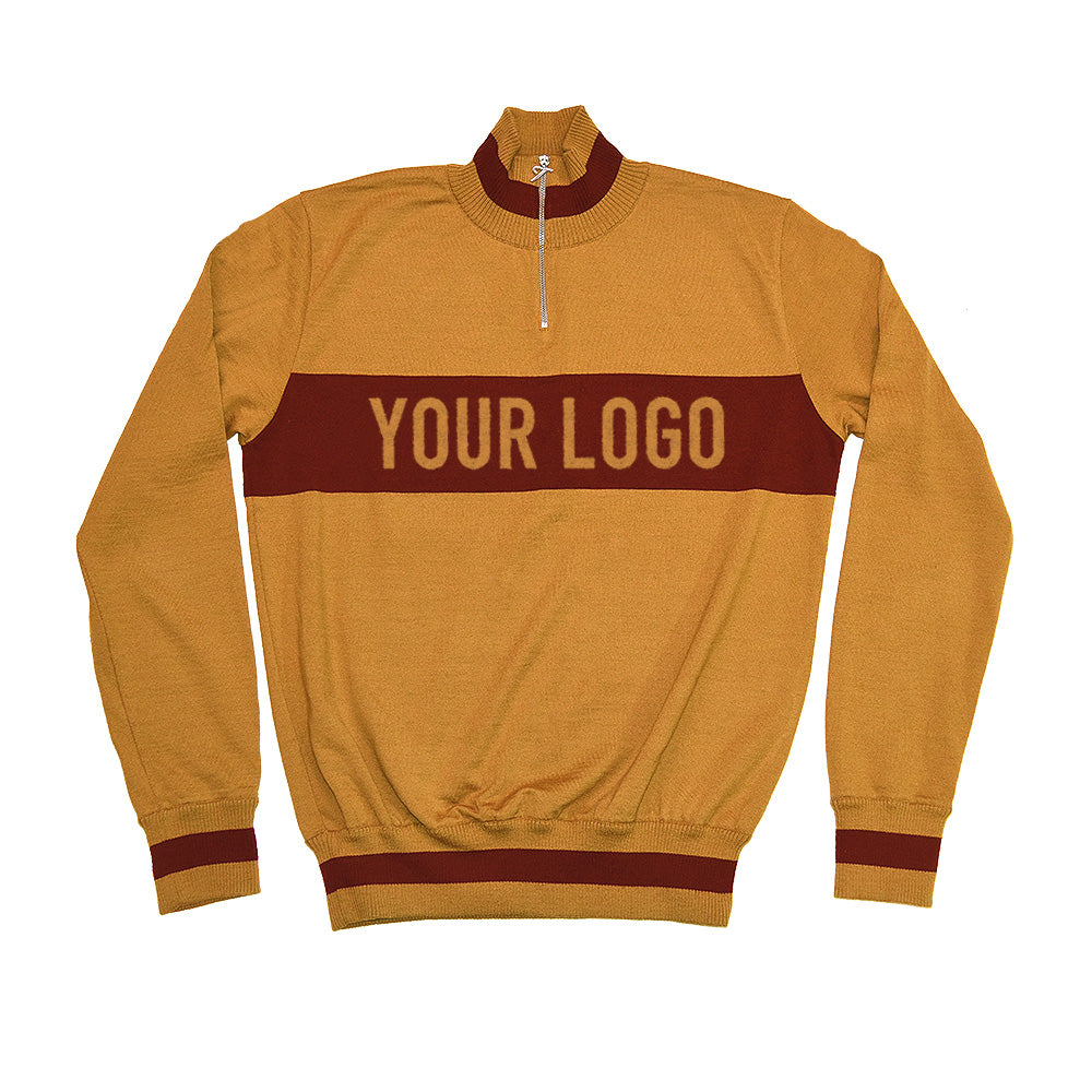 Gran Premio Cerami lightweight training jumper customised with your own lettering