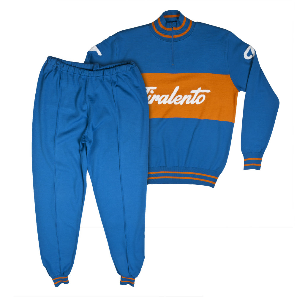 Sestriere tracksuit customised with Tiralento lettering