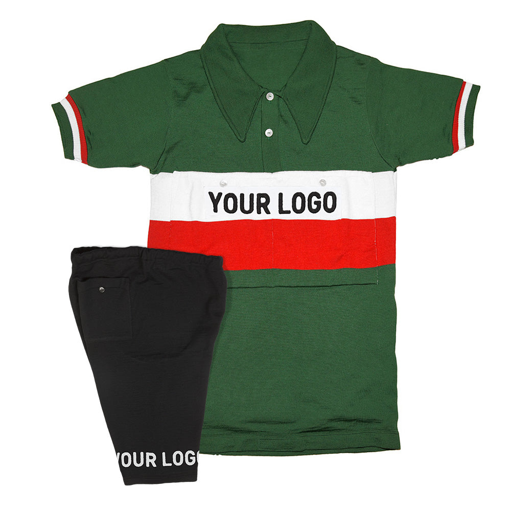 Italy national team set at the Tour de France collar jersey customised with your own lettering