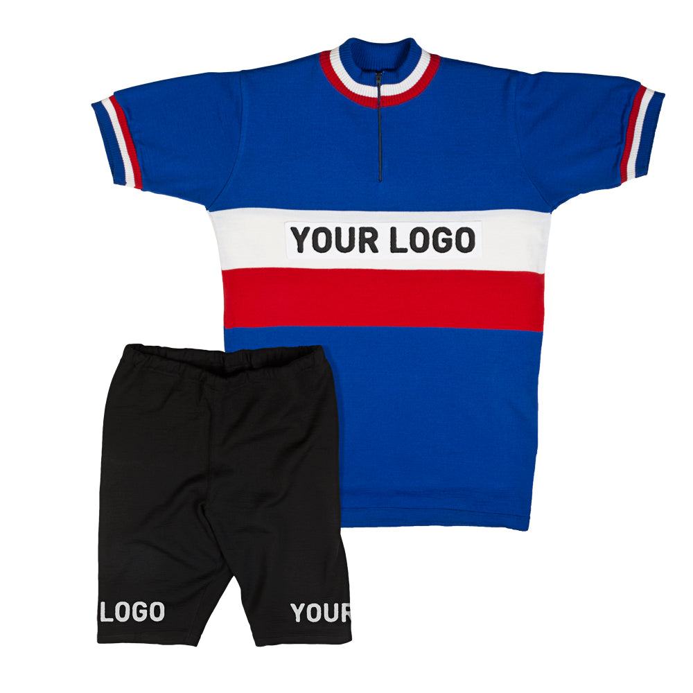 France national team set at the Tour de France customised with your own lettering