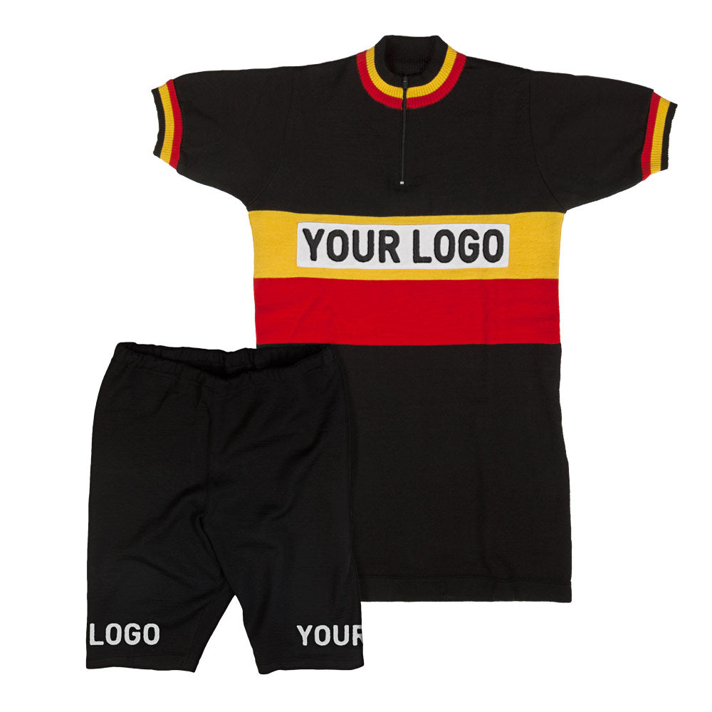 Belgium national team set at the Tour de France customised with your own lettering