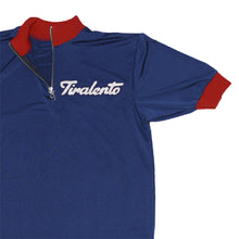 Load image into Gallery viewer, Blue  &quot;Silk&quot; jersey customised with Tiralento lettering
