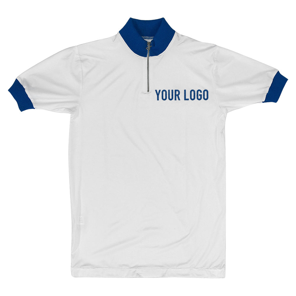 Maillot “Soie” blanche personalisable avec vos propes caracteres