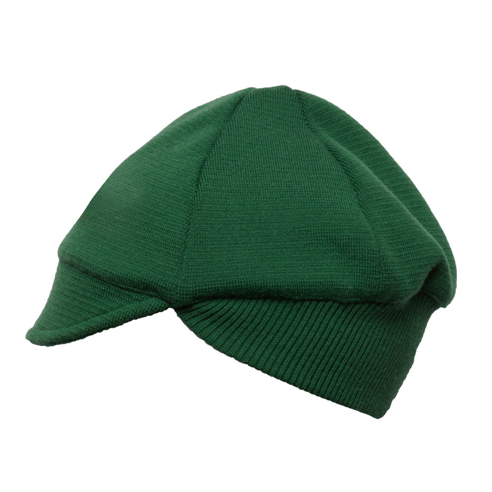 Casquette en laine verte