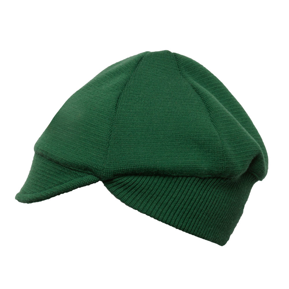 Green woolen cap