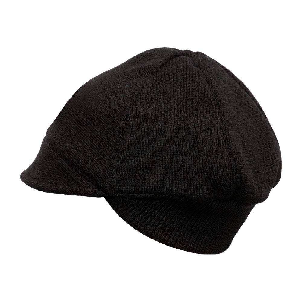 Black woolen cap