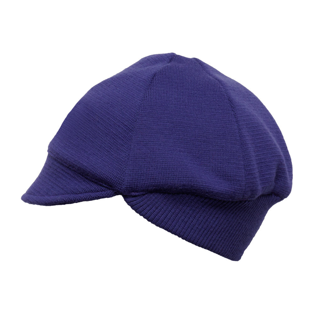 Purple woolen cap
