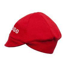 Load image into Gallery viewer, Red woolen cap customised with your own lettering
