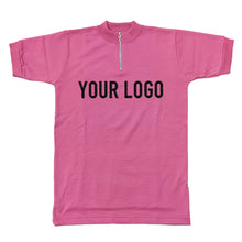 Load image into Gallery viewer, Pink jersey customised with your own lettering
