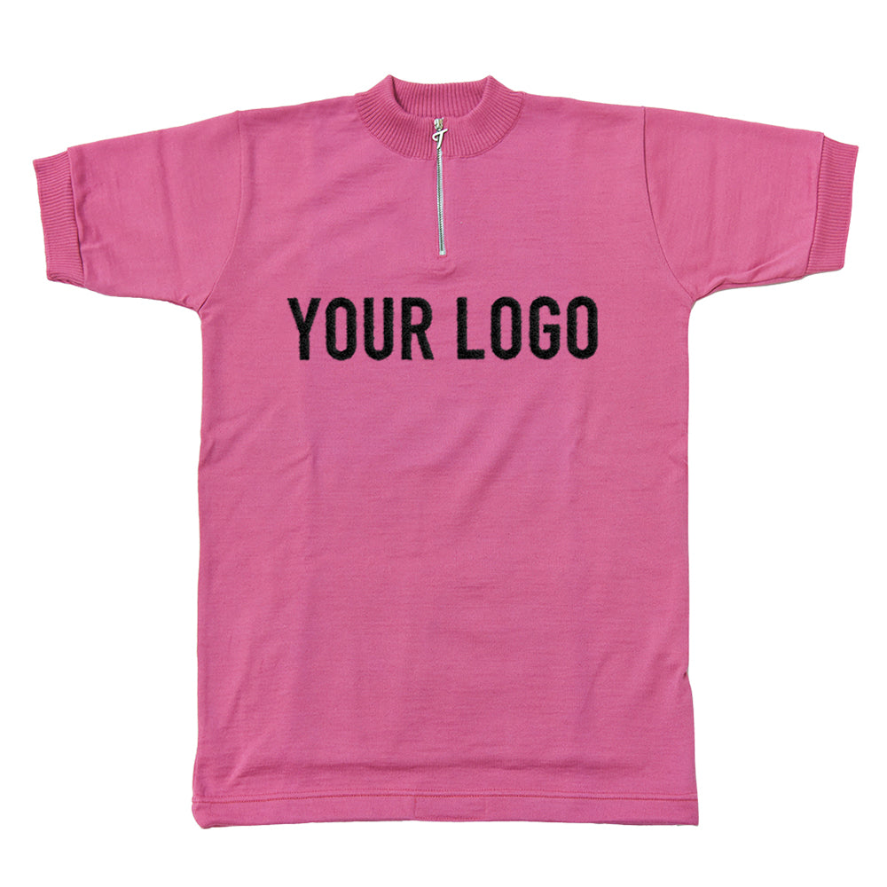 Pink jersey customised with your own lettering