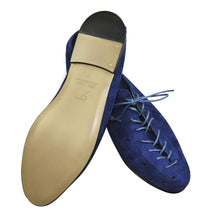 Charger l&#39;image dans la galerie, Chaussures de promenade en suède bleu

